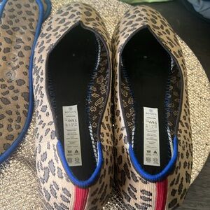 Rothy’s 9.5 flats cheetah print